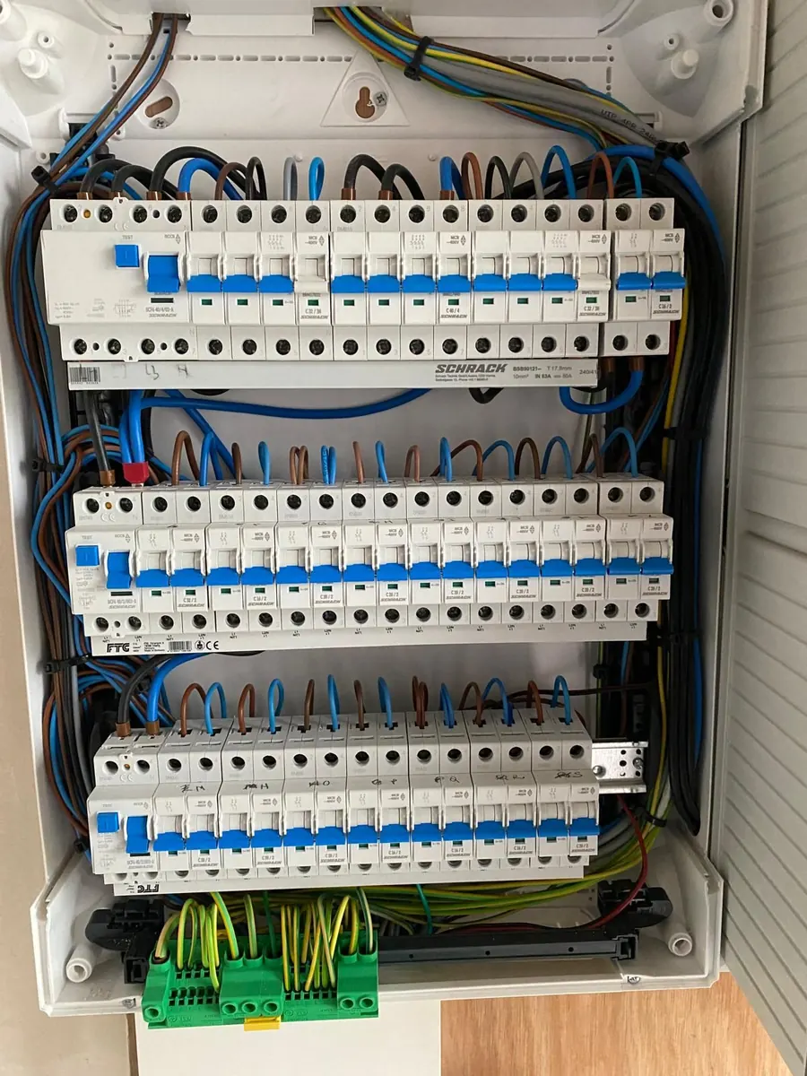 Afgewerkte zekeringkast